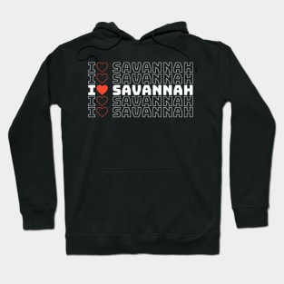 I Love Savannah Hoodie